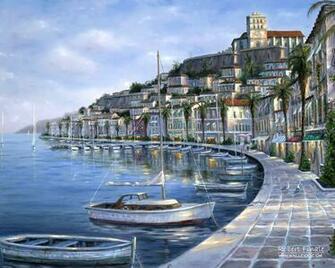 Impressionistic Oil Painting Wallpaper Wallcoo Net