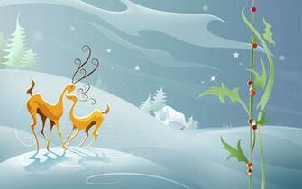 Christmas Reindeer Wallpaper