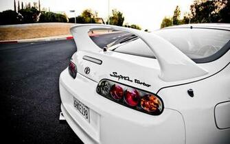 Toyota Supra White Lights Turbo Street Stock Photos Image