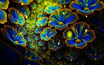 Neon Flowers Live Wallpaper Android Apps On Google Play