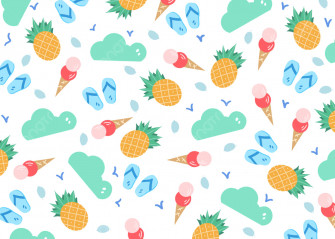 Cute Pineapple Wallpaper