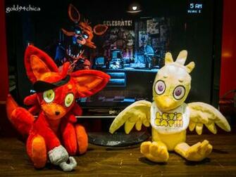 Foxy Chica Fnaf Custom Plushies By Gold94chica