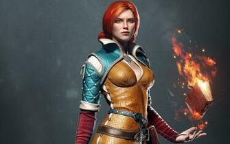 Triss Merigold The Witcher Wild Hunt X