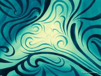 Teal Abstract Wallpaper