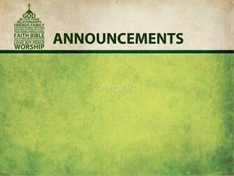 Best Announcements Background Advent