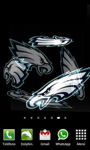 Bigger 3d Philadelphia Eagles Lwp For Android Screenshot