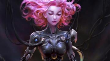 Wallpaper 4k Dva Overwatch Cyborg Girl
