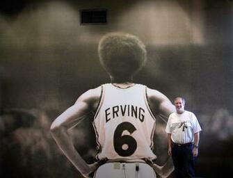 Larry Berman At The Julius Erving Wall Converse