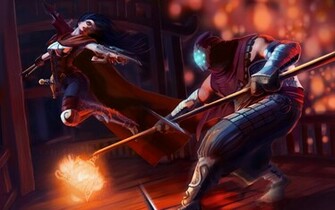 Vayne Vs Jax Wallpaper Danmaynard Jpg