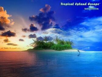 Tropical Island Background