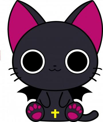 Wings Cats Animals Vector Vampires Anime Nyanpire