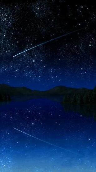 Shooting Star Sky Wallpaper For Galaxy S5