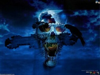 Skulls Wallpaper Dark Skull High