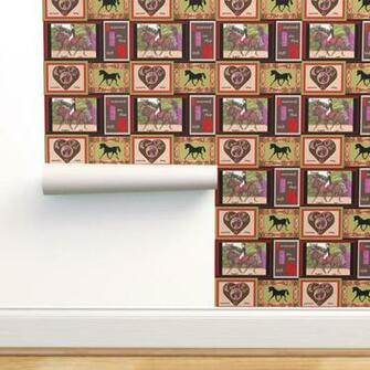 Dressage Horse Fabric By Kristie Hubler On Isobar