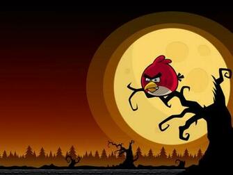 Angry Birds At Night HD Dekstop Wallpaper