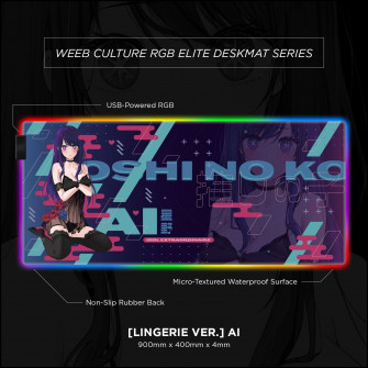 Lingerie Ver Ai Elite Gaming Desk Mat Weeb Culture