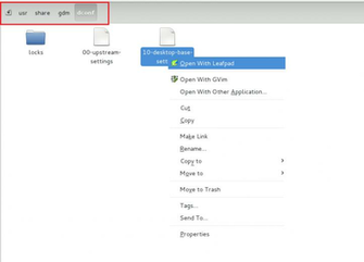 Make The Following Changes In File Desktop Base Settings As