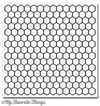 Bg Mini Chicken Wire Background Cling Red Rubber Background Clear