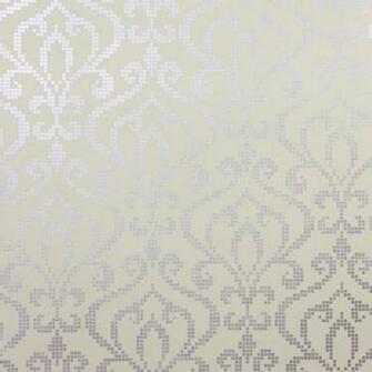 Lavender Metallic Mini Damask Wallpaper Bolt Contemporary