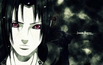 Uchiha Itachi Edo Tensei Resurrected Sharingan Eyes HD Wallpaper Anime