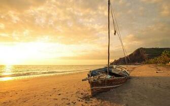 Sailboat Sunset Old Wallpaper Pictures Photos