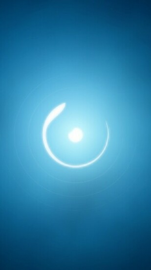 Light On Blue Background Surface Rt Wallpaper