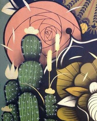 Supakitch X Koralie Lovers Art Colorful Drawings Mural