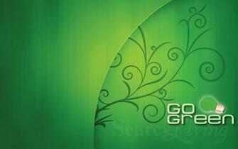 Go Green Desktop Wallpaper HD