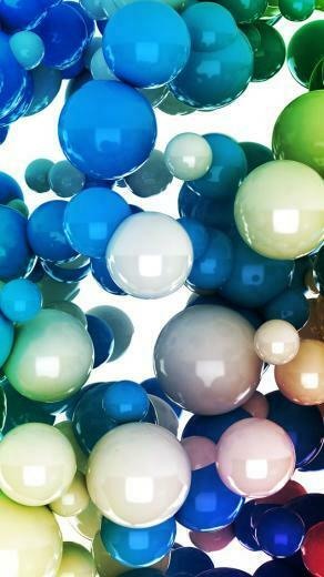Abstract 3d Ball iPhone 5s Wallpaper
