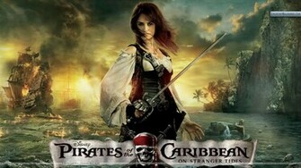Angelica With Sword In Pirates Of The Caribbean