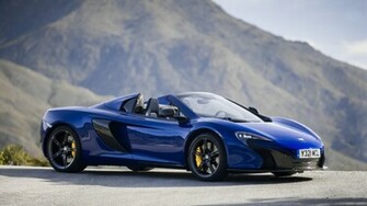 Cool Blue Sports Car Mclaren Wallpaper HD Background