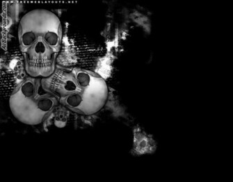 Skulls And Bones Background Myspace