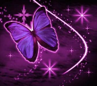 Purple And Black Star Background