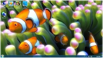 Windows Desktop Live Fish Wallpaper