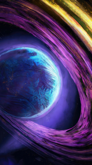 Space Colorful Planet Digital Art 4k Wallpaper iPhone HD Phone 7860i
