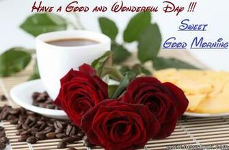 Good Morning Red Rose Love Wallpaper