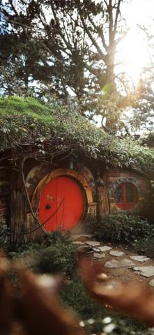Hobbiton Movie Set Matamata New Zealand iPhone X Wallpaper
