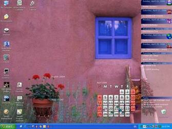 Desktop Calendar Windows Software Blends Data With Wallpaper
