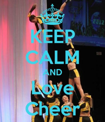 Keep Calm And Love Cheer Carry On Image Generator