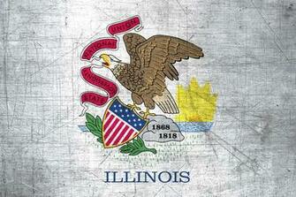 Illinoisan Flag Metal Of Illinois It For