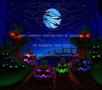 Neon Halloween Wallpaper On