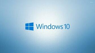 Windows Blue Text Logoon Light Wallpaper Computer