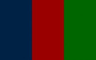 Oxford Blue Ou Crimson Red And Pakistan Green Three Color