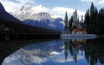 Chalet Au Bord Du Lac Wallpaper