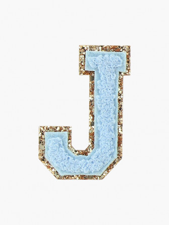 Preppy Blue Varsity Letter J Sticker By Ktp100