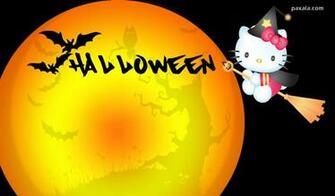 Wallpaper Hello Kitty Halloween
