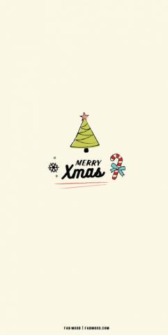 Aesthetic Christmas Wallpaper Minimal