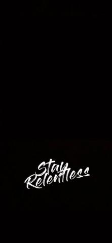 Relentless Minimal Wallpaper