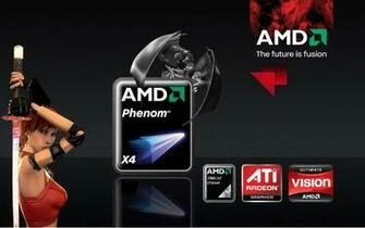Amd Phenom X4 Ati Ruby Wallpaper