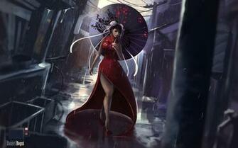 Anime Chun Li Street Fighter Video Games Wallpaper HD
